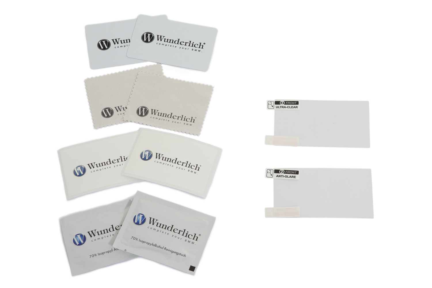 Wunderlich ConnectedRide Displayschutzfolien Set