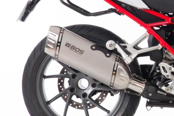 Silenciador trasero BOS Slip-On R 1200 R/RS LC Desert Fox (EURO 4)