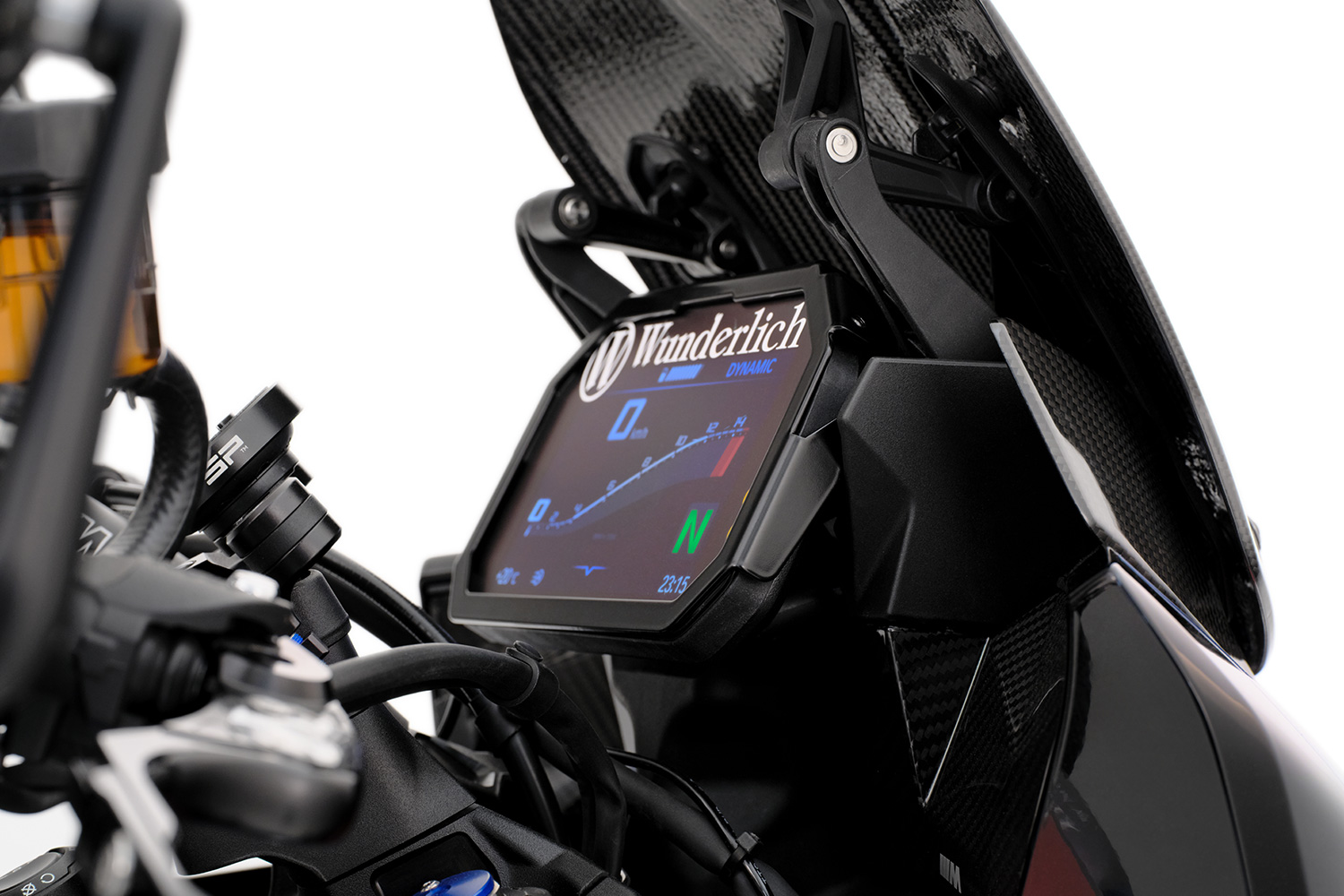 Wunderlich TFT-Display-Diebstahlschutz mit Blendschutz-Vorbereitung M/S 1000 XR (2024-)