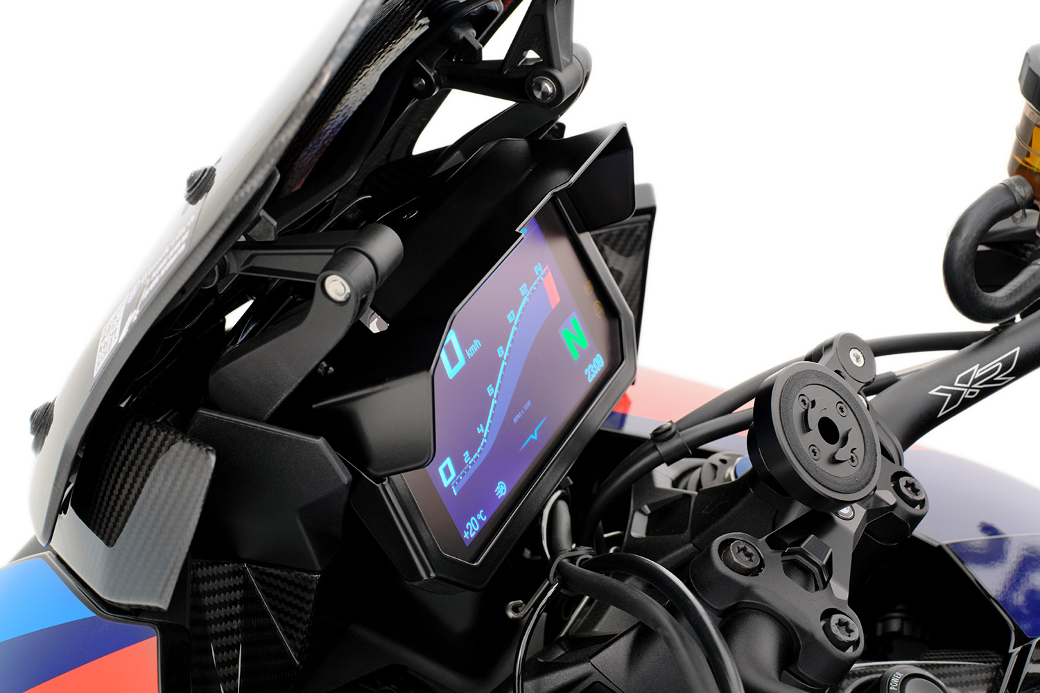 Wunderlich TFT-Display-Diebstahlschutz mit Blendschutz-Vorbereitung M/S 1000 XR (2024-)