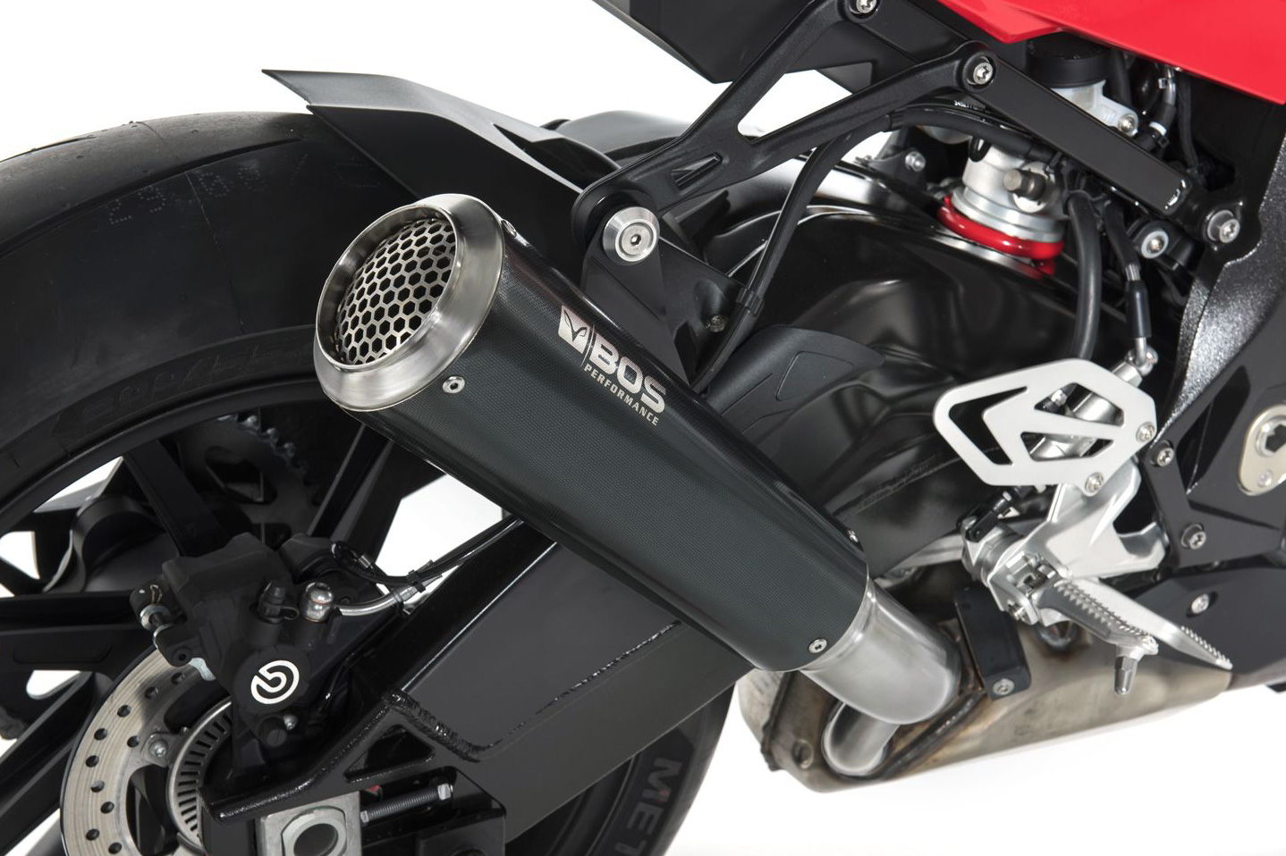 Silenciador trasero BOS Slip-On SSEC RR S 1000 RR