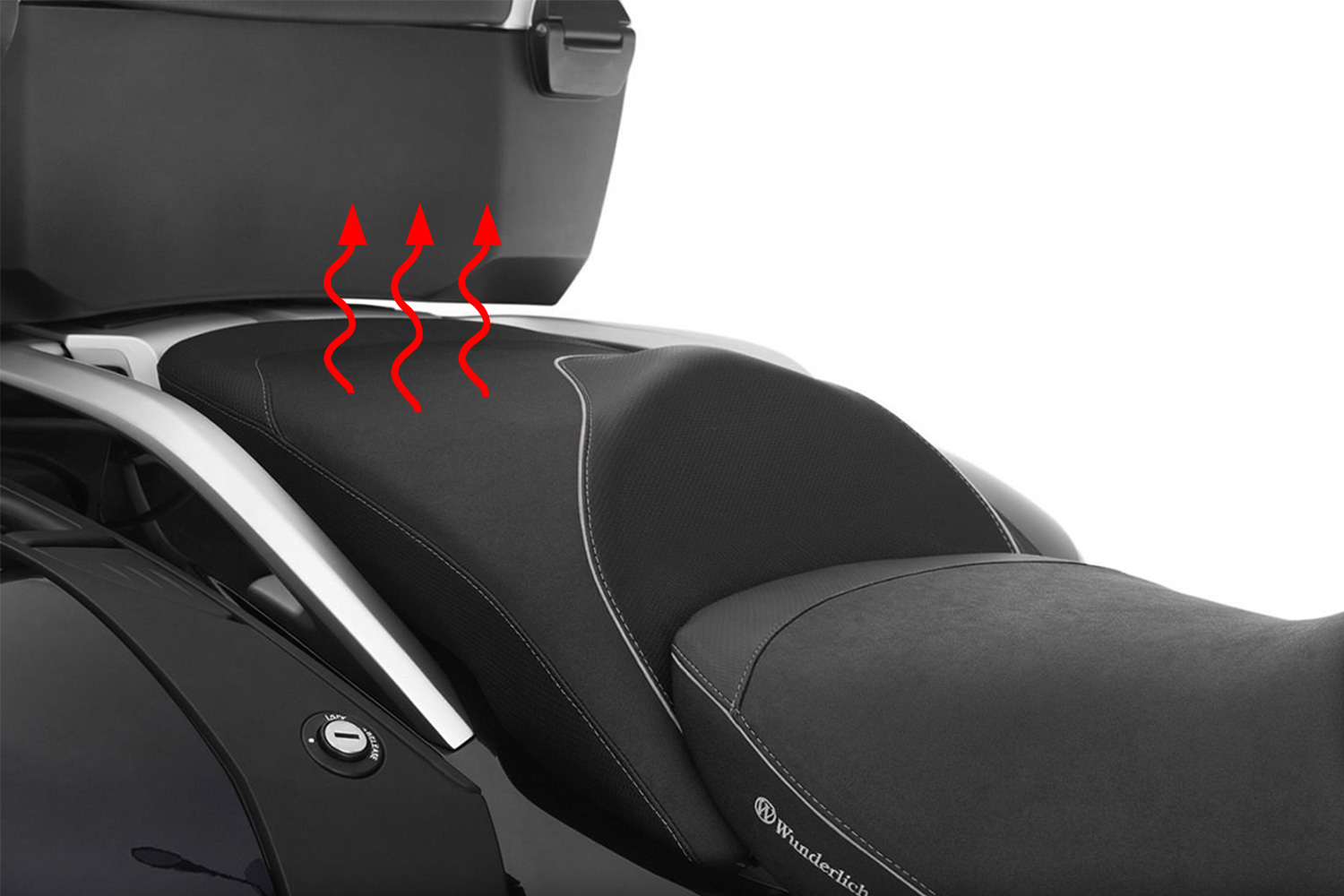 Wunderlich Passenger Seat AKTIVKOMFORT seat heating & gel insert