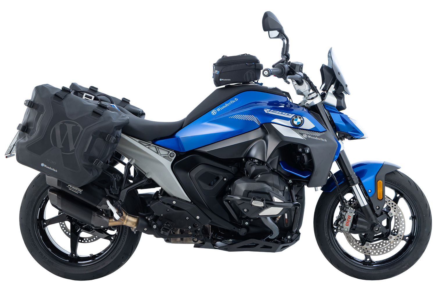 Wunderlich X-Gepäcksystem Seitentaschen WATERPROOF mit Träger R 1300 R/RS
