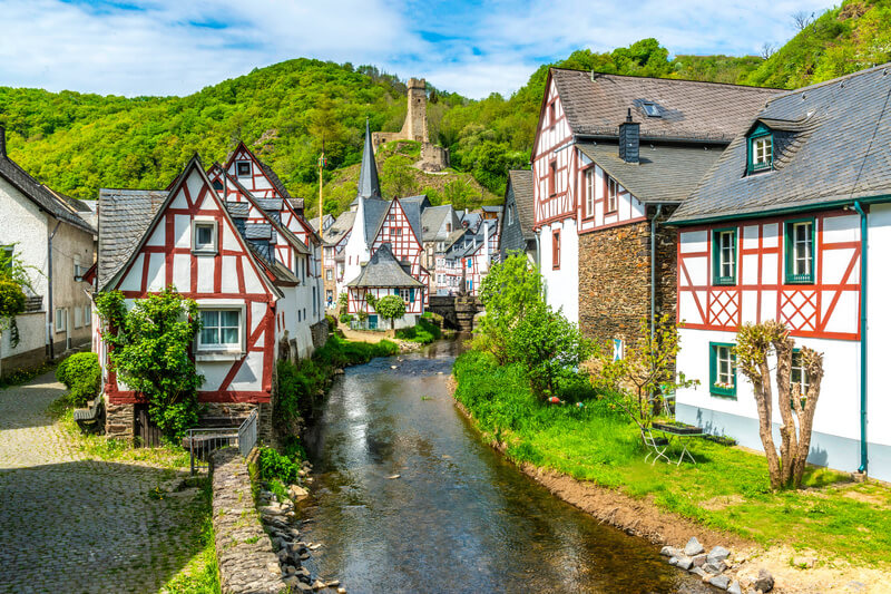Fachwerkhäuser in Monreal