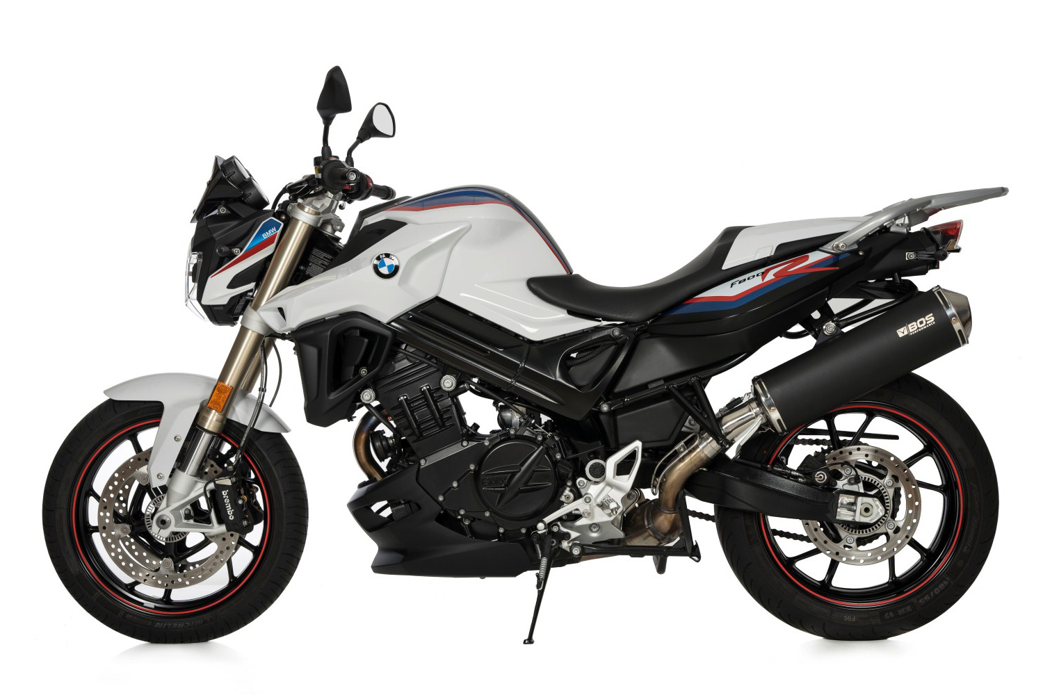 Silencieux arrière BOS Slip-On Oval 120 F 800 R