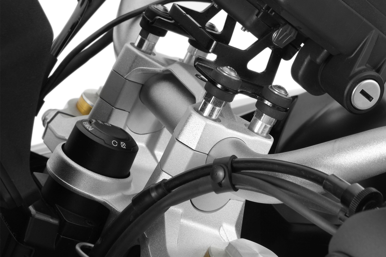 Wunderlich Rehausse de guidon  ERGO  pour modèles BMW avec GPS