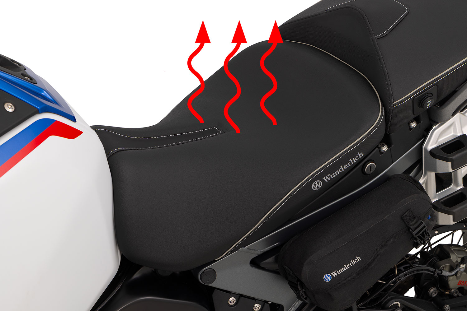 Wunderlich Fahrer Sitzbank AKTIVKOMFORT mit Sitzheizung Smart Plug & Play R 1300 GS Adv.