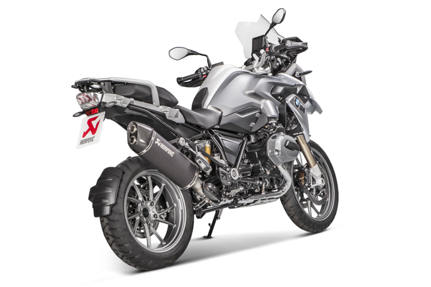 Système d'échappement sport Slip-On Akrapovic R 1200 GS LC & ADV