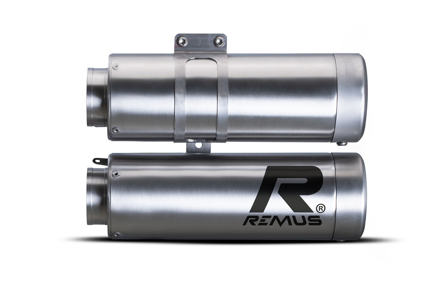 REMUS MESH matte double silencer incl. connection pipe