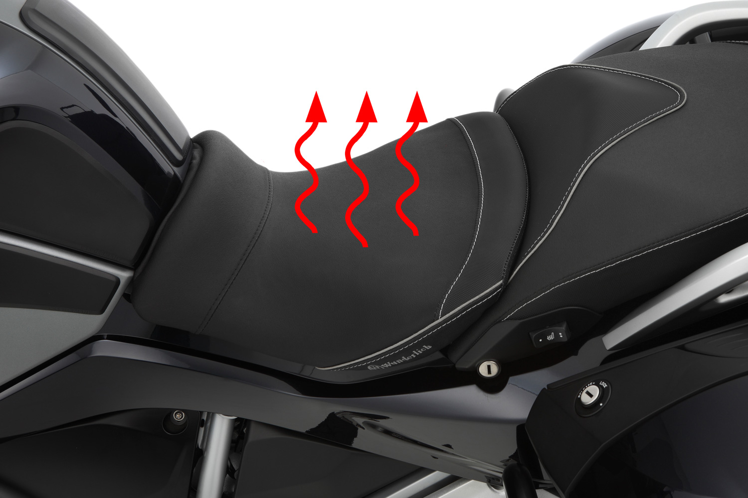 Wunderlich AKTIVKOMFORT rider seat with seat heating
