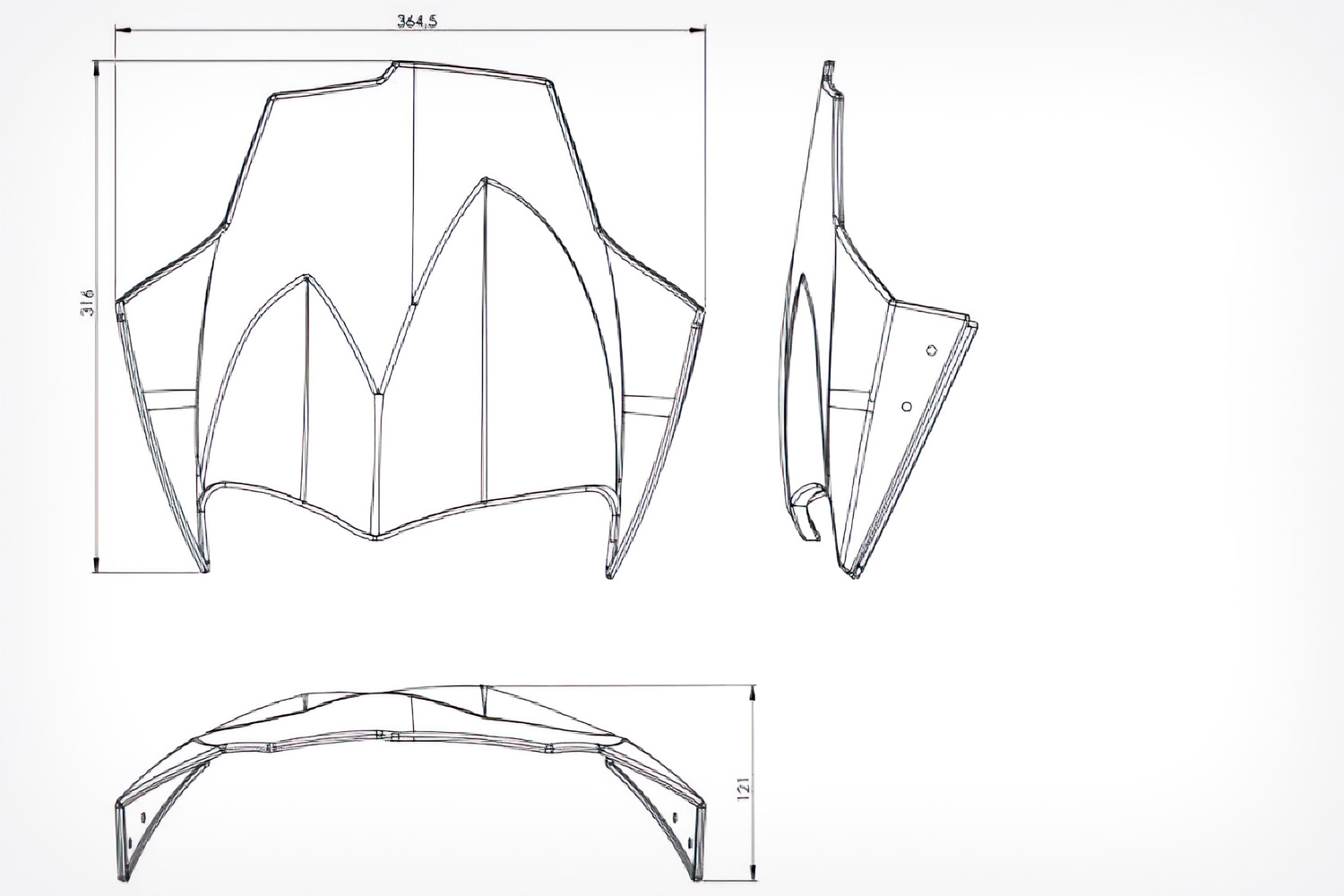 Wunderlich Parabrisas FLOWJET R 1200 GS + Adv.