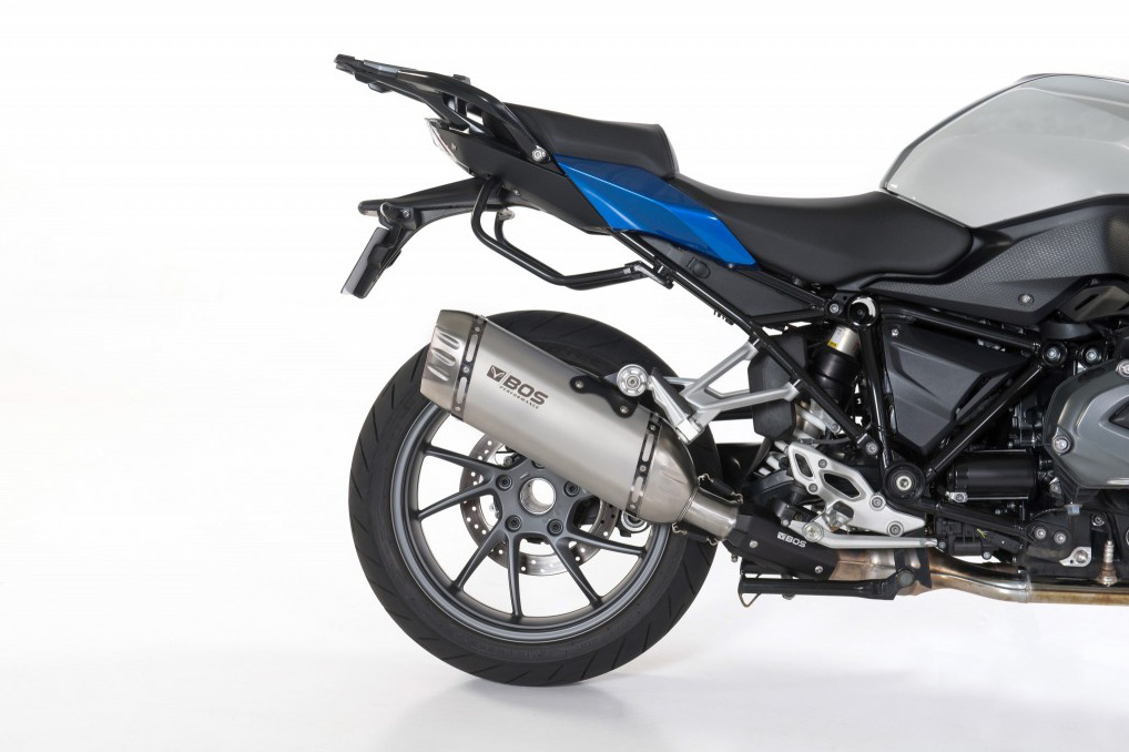 BOS slip-on silencer for the R 1200 R/RS LC Desert Fox (EURO 4)