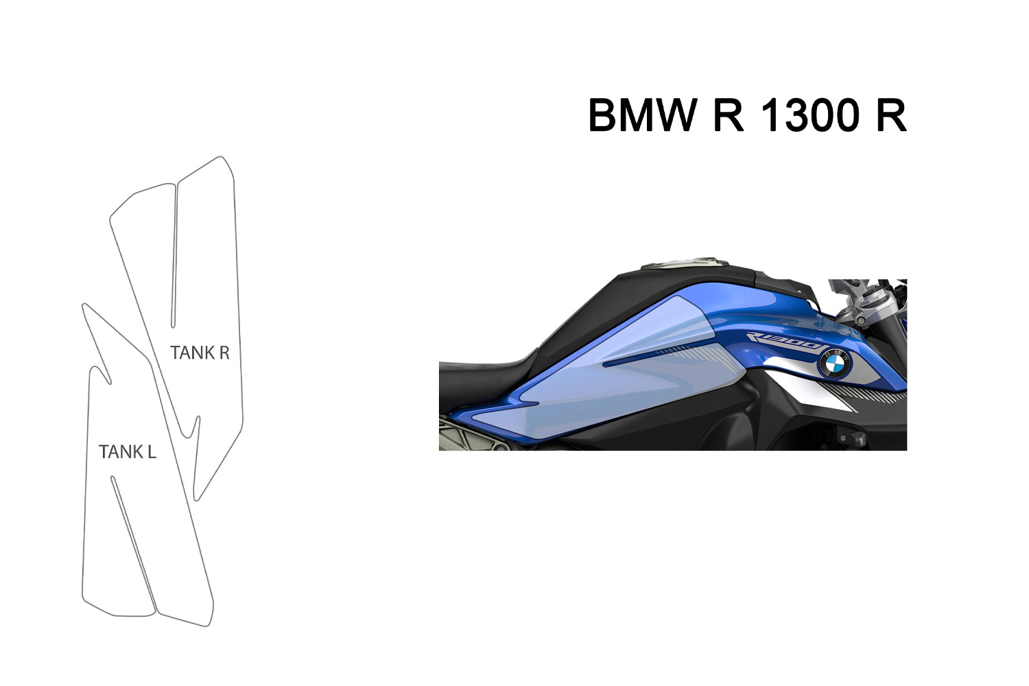 Tankschutzfolie PremiumShield R 1300 R