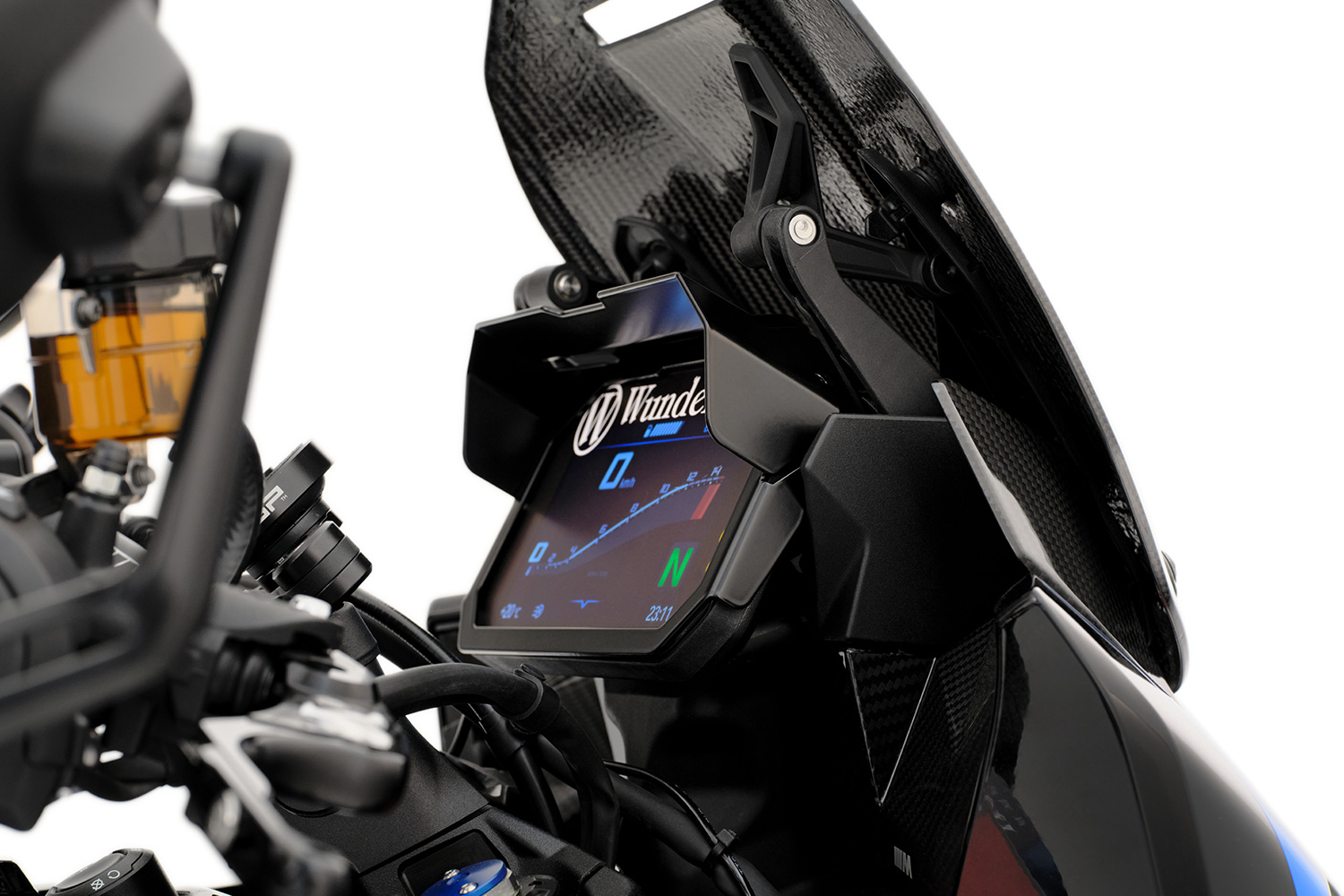 Wunderlich TFT-Display-Diebstahlschutz mit Blendschutz-Vorbereitung M/S 1000 XR (2024-)