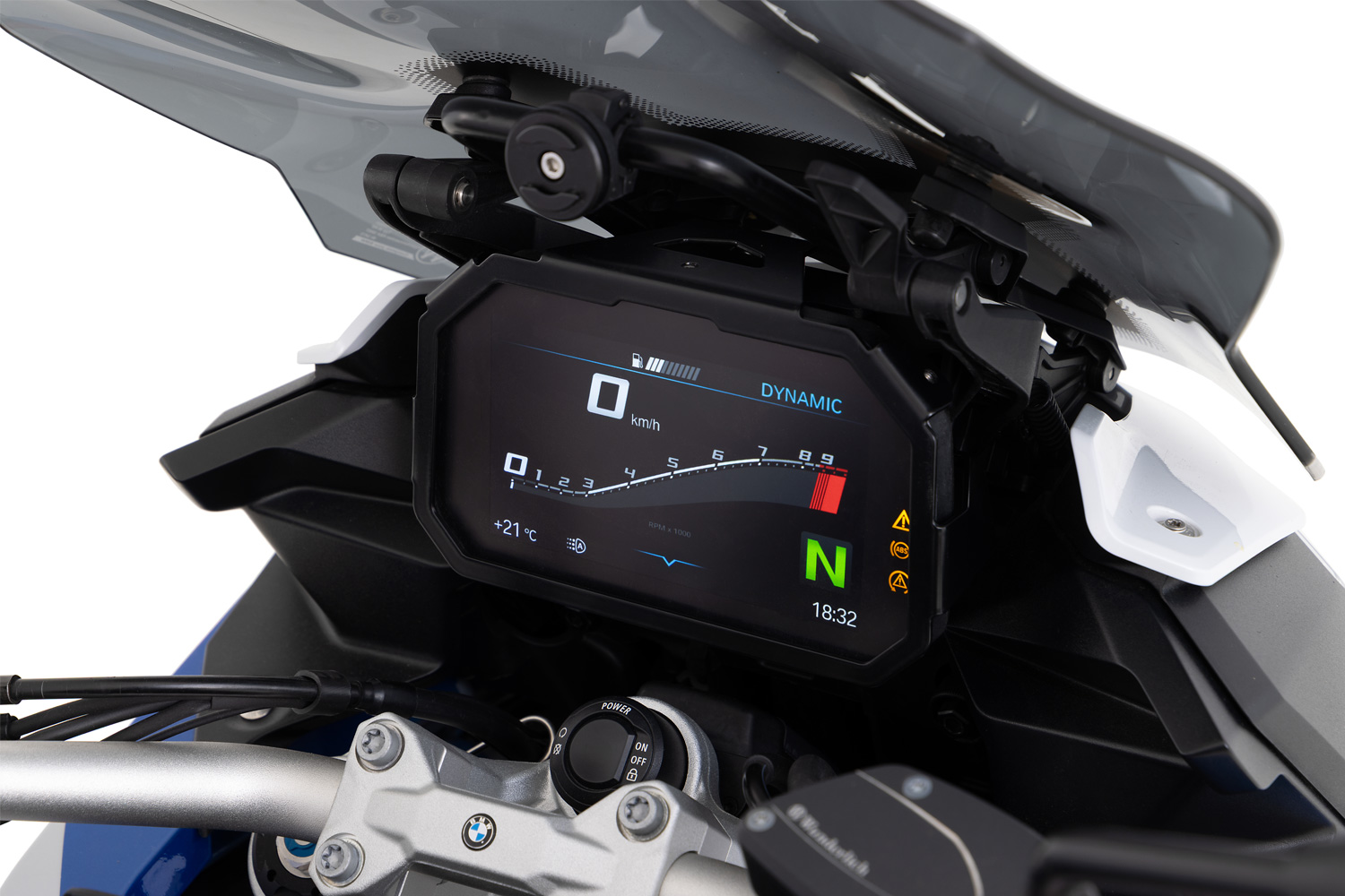 Wunderlich TFT-Display-Diebstahlschutz mit Blendschutz-Vorbereitung F 900 XR
