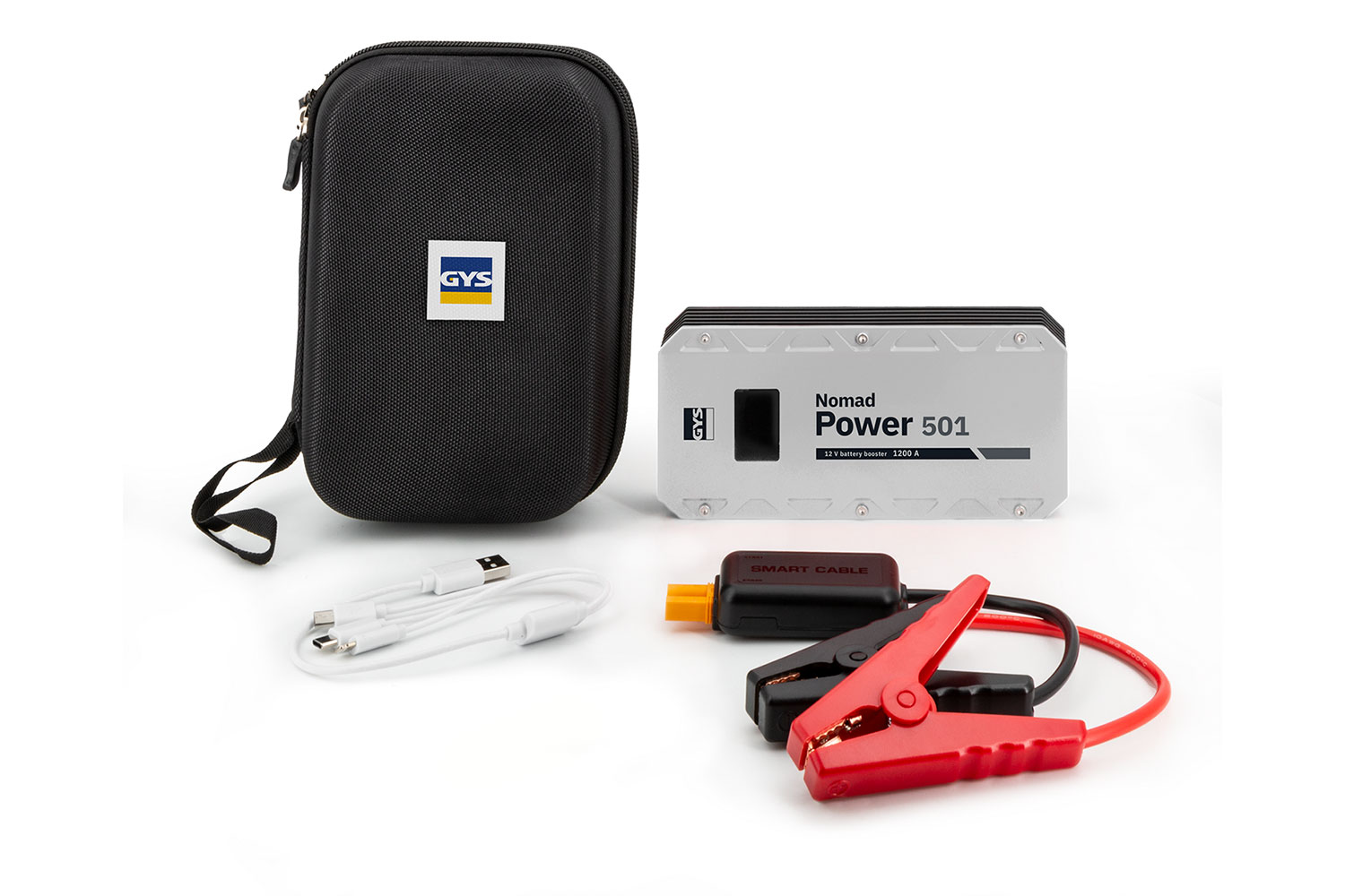 Booster de démarrage 12 V avec fonction batterie externe NOMAD POWER 501