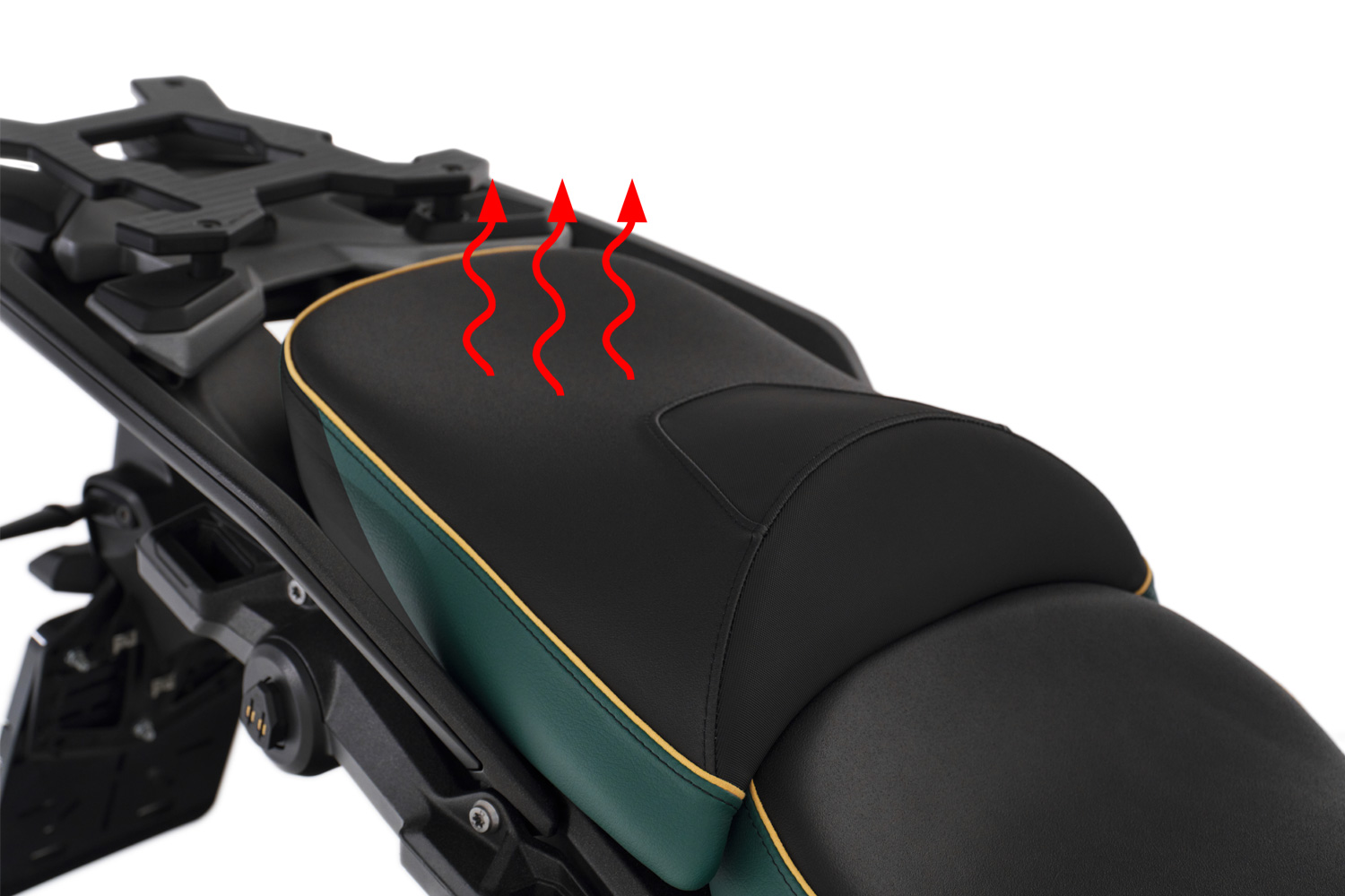 Asiento trasero Wunderlich AKTIVKOMFORT con calefacción Smart Plug & Play R 1300 GS