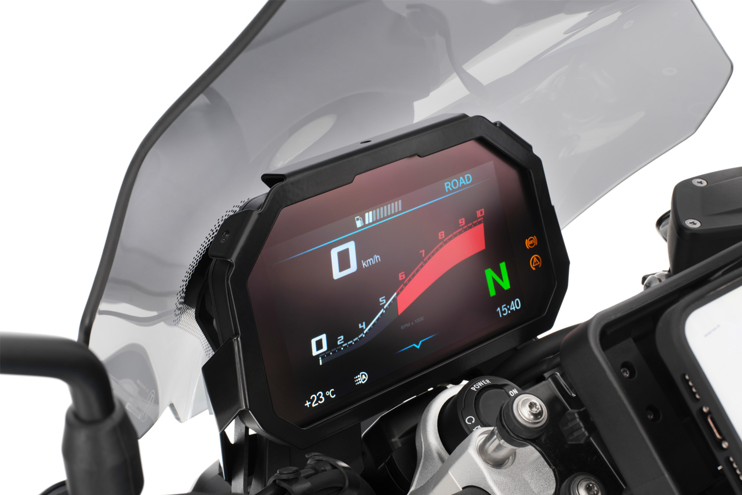 Wunderlich TFT-Display-Diebstahlschutz mit Blendschutz-Vorbereitung F 900 R