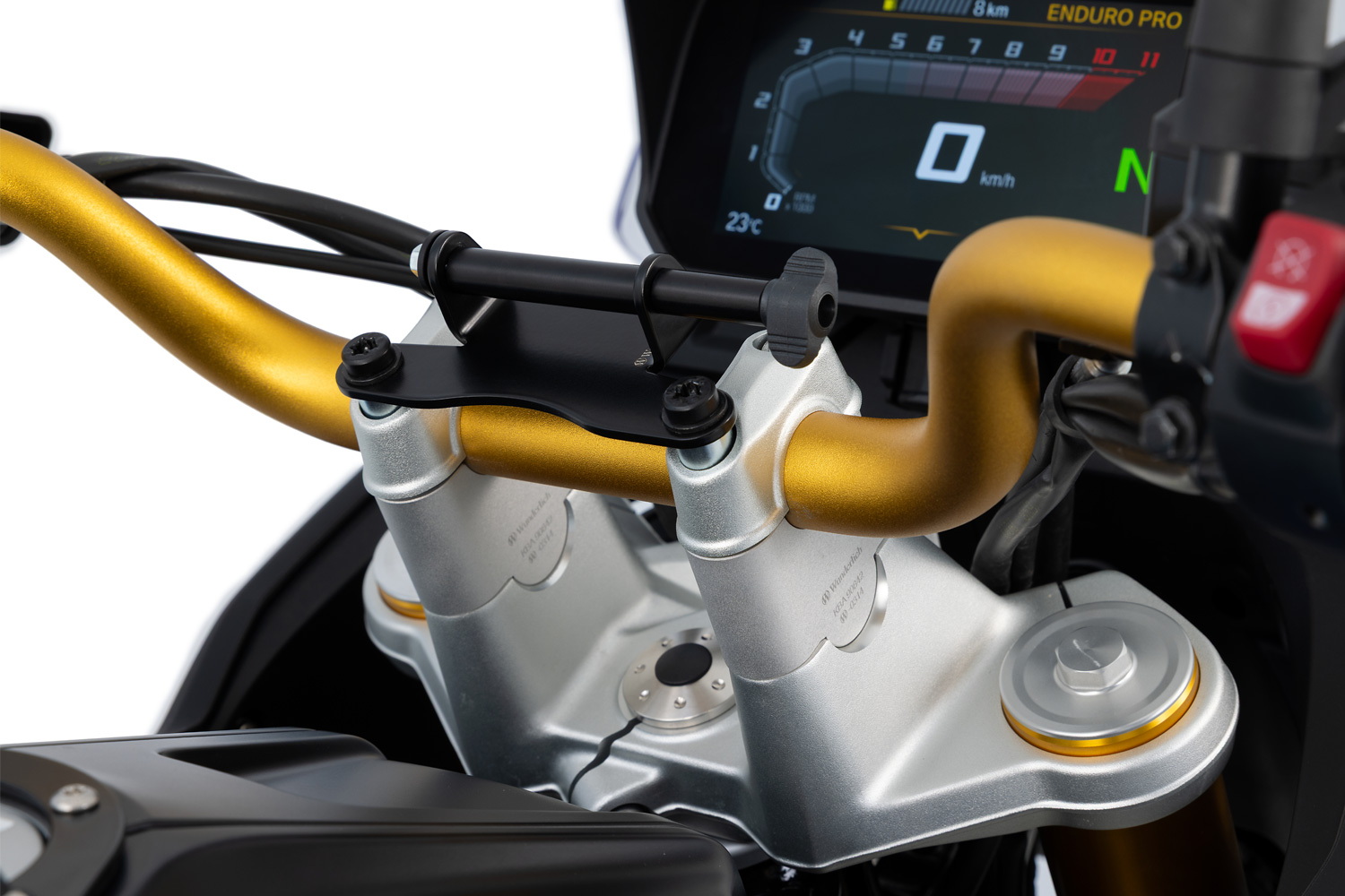 Wunderlich Geräteträger Lenkerklemmung mit Lenkererhöhung F 450 GS