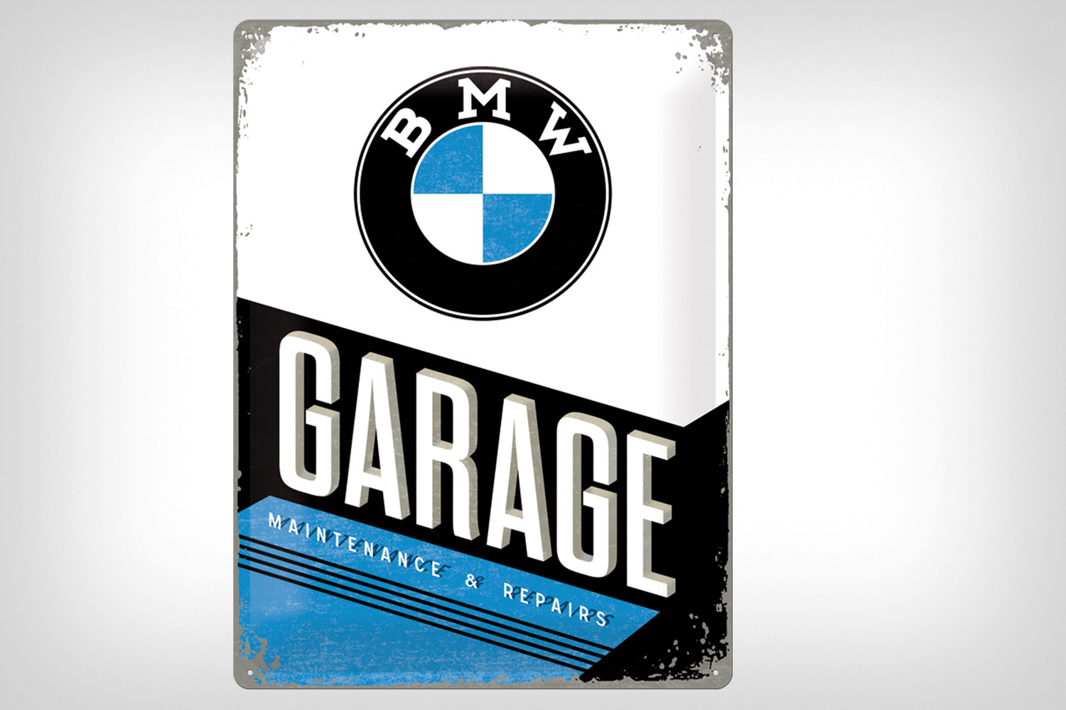 Metal sign BMW Garage 30 x 40 cm - Nostalgic Art