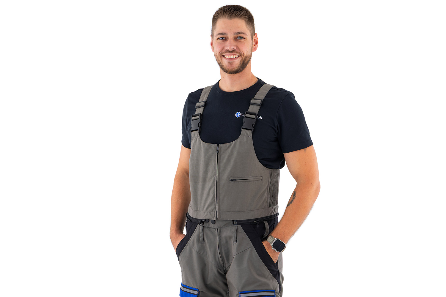 Peto con tirantes para pantalón de moto Wunderlich