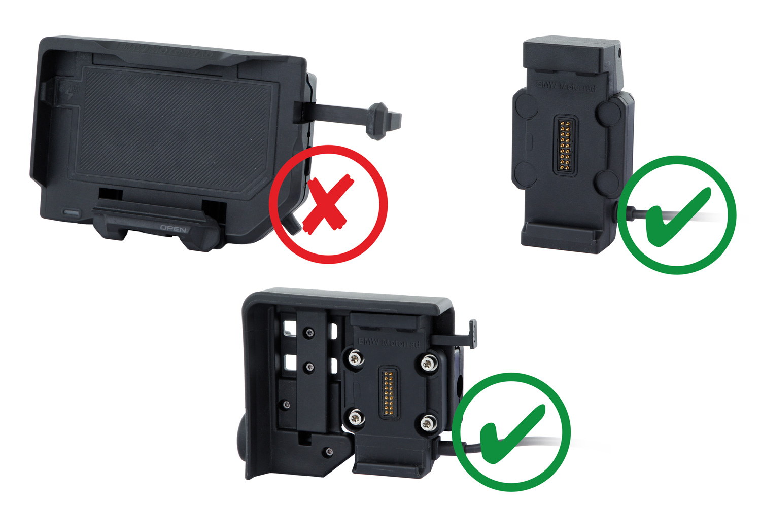 Wunderlich USB-Ladebox mit Quad Lock Adapterplatte