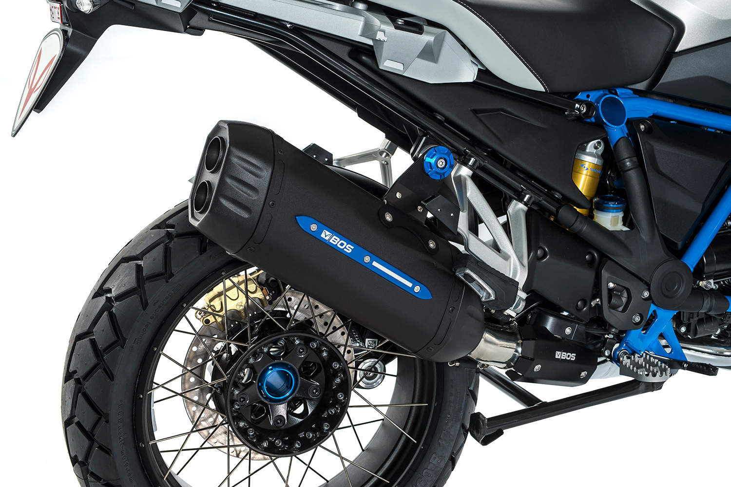 Silenciador trasero BOS Slip-OnDesert Fox Rallye Edition R 1200 GS LC