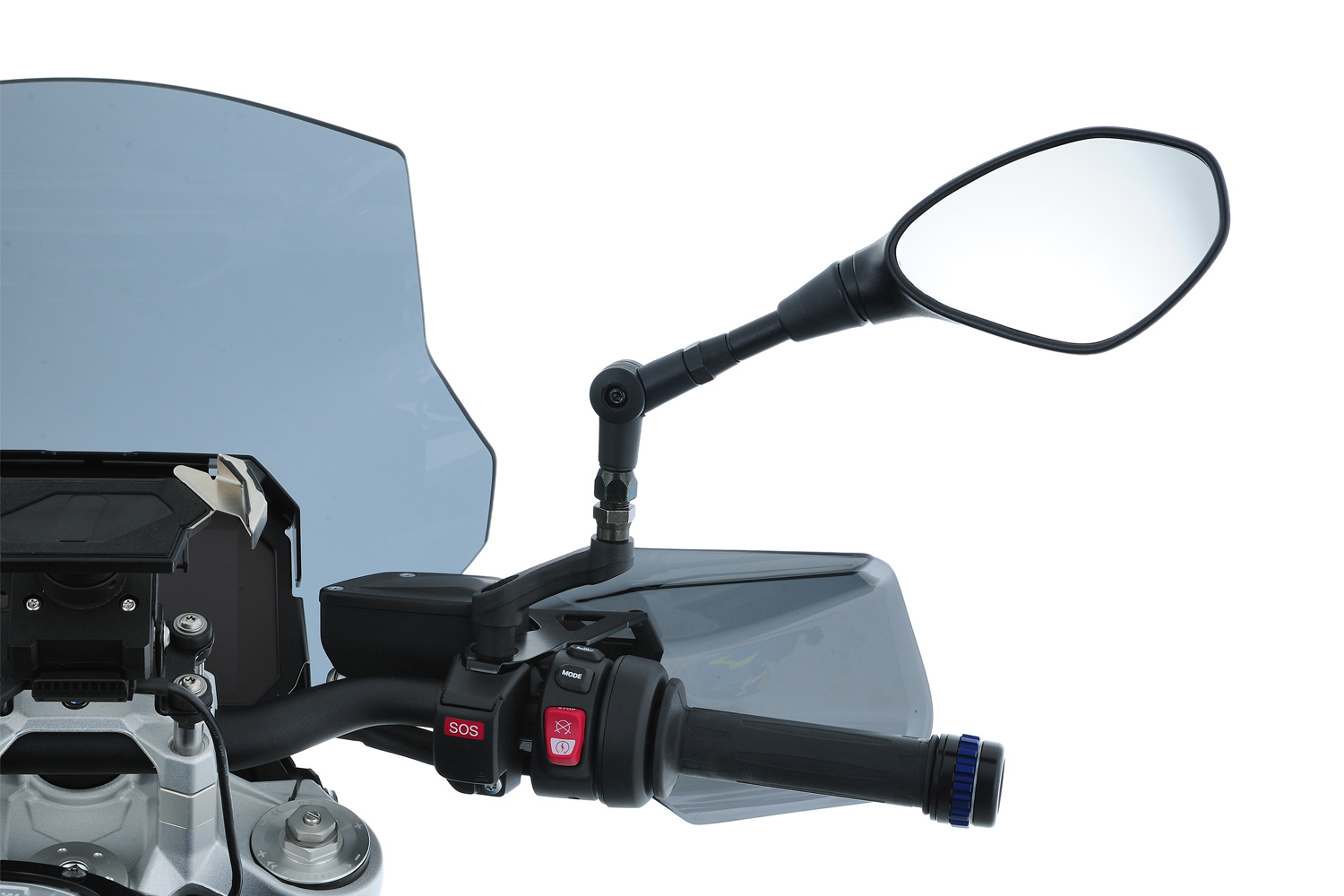 Foldable handlebar mirror Supertouring