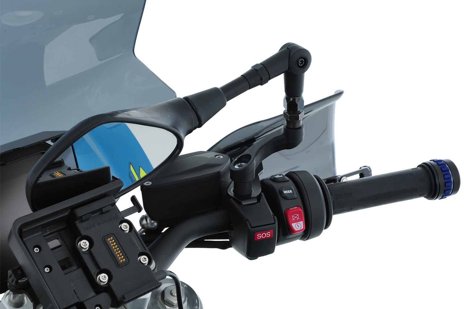 Foldable handlebar mirror Supertouring