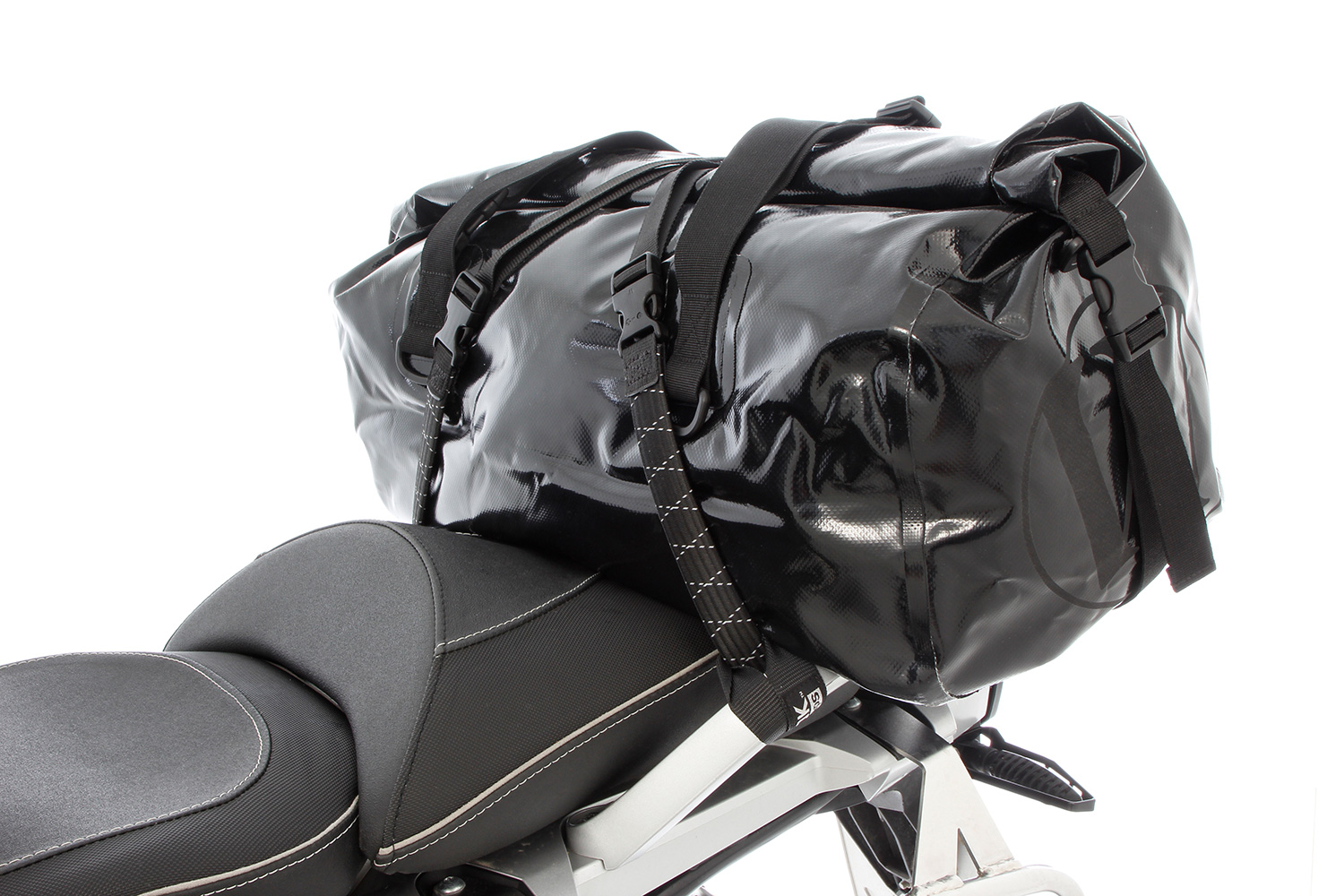 BIKING Motorrad-Sicherheitsgurt, Schwarzer Motorrad-Sicherheitsgurt  Elektromobiler Rücksitz-Sicherheitsgurt-Griff für Motorrad-Beifahrer