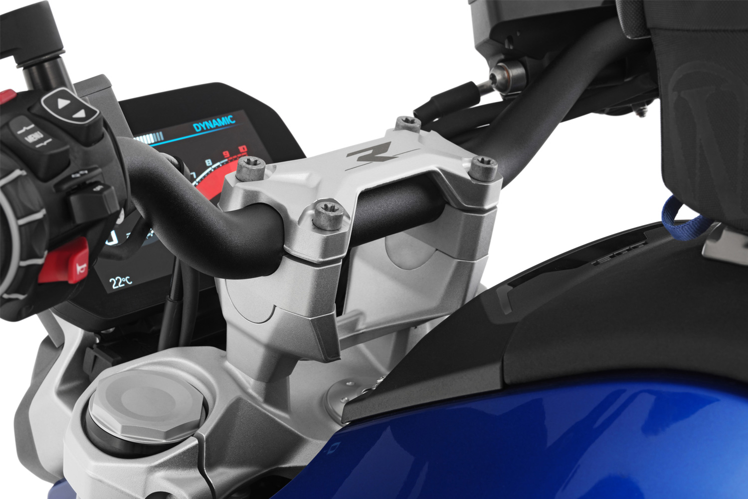 Rehausseur de guidon ERGO Wunderlich R 1300 R pour modèles sans GPS BMW