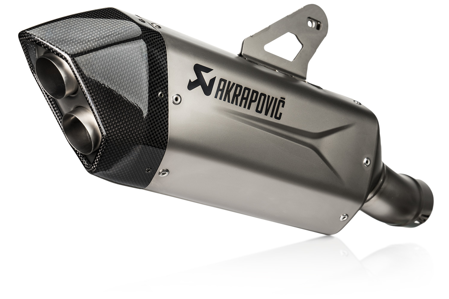 thumbnail image 2 of Akrapovic Stainless Slip-on Exhaust 2015-2022 Yamaha YZF-R3 2 of 11