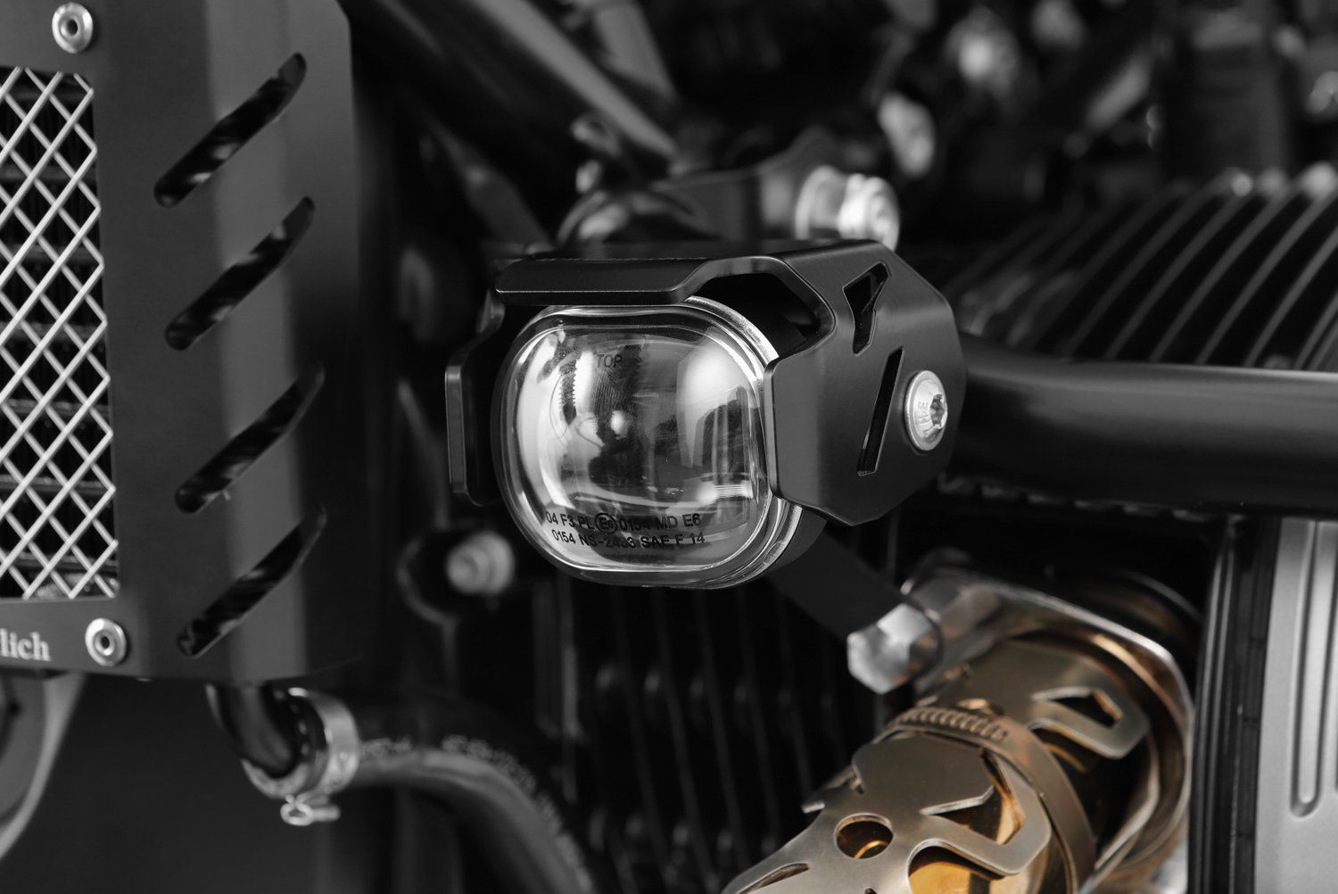 Wunderlich LED Zusatzscheinwerfer »MICROFLOOTER« R nineT/ R nineT Scrambler  schwarz