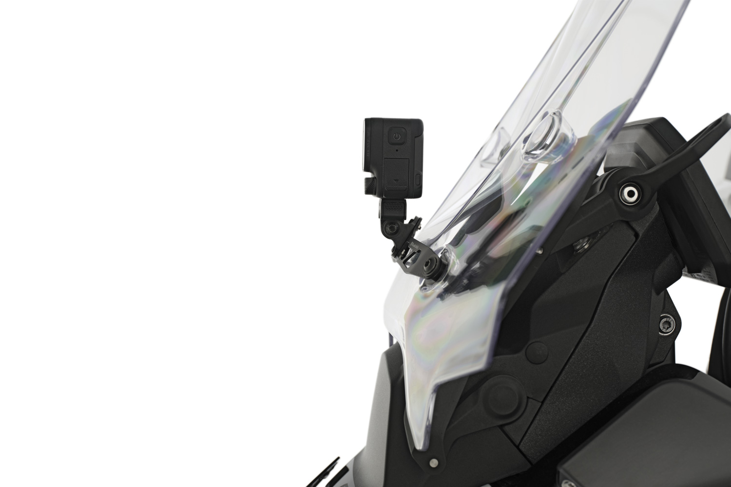 Soporte para cámara de acción Wunderlich R 1300 GS y GS Adventure para pantalla alta BMW