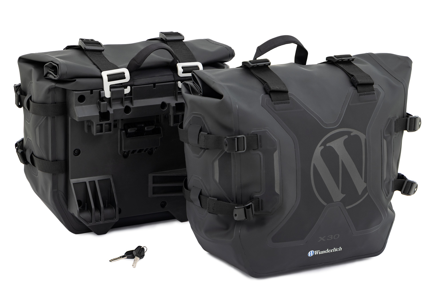 Wunderlich X-Gepäcksystem Seitentaschen WATERPROOF mit Träger R 1300 R/RS