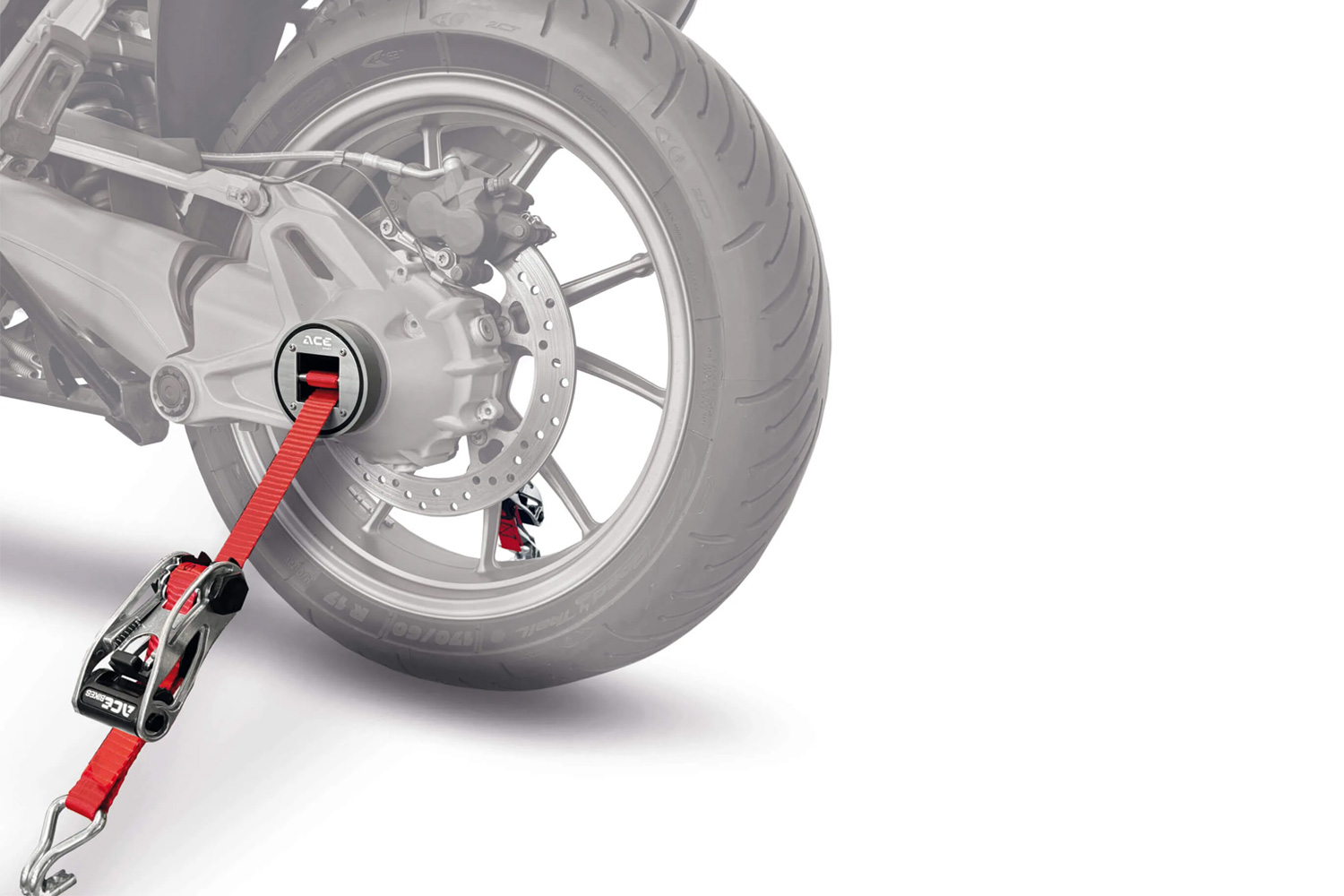 Sistema di ancoraggio per mozzo Acebikes CapStrap