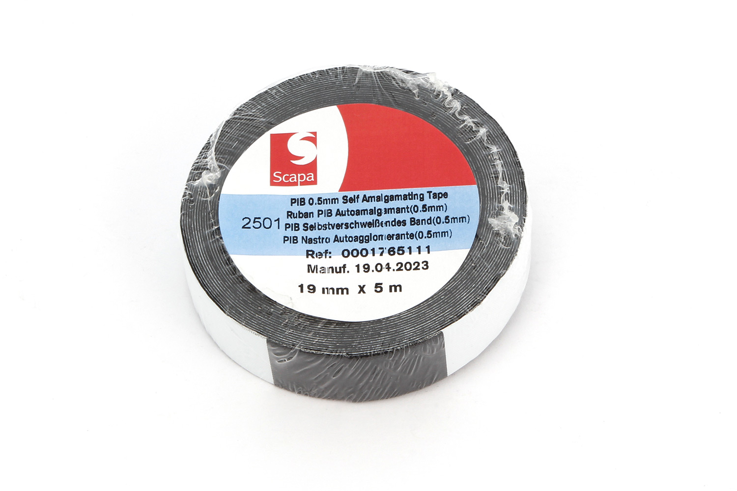 Self-sealing adhesive repair tape