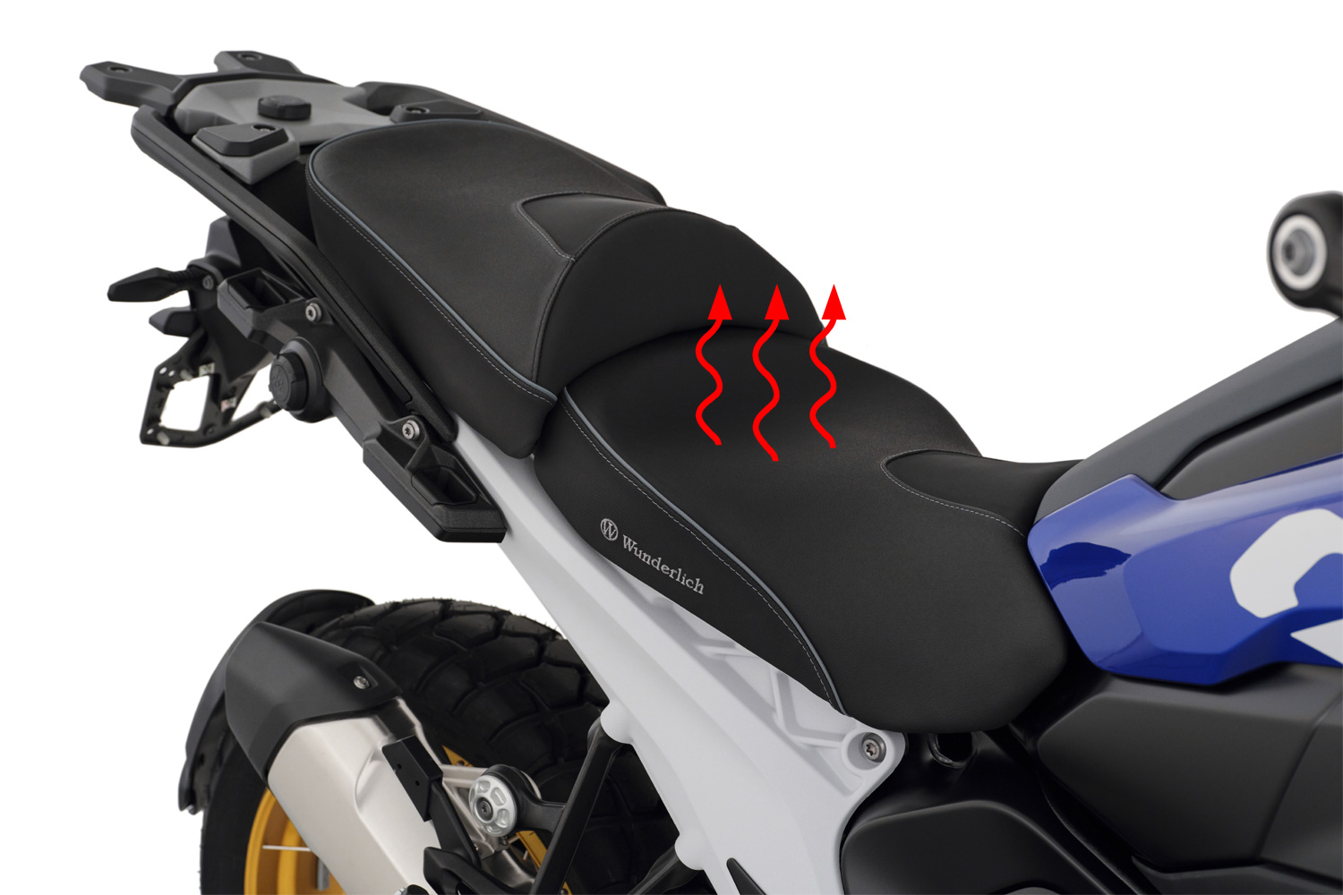 Asiento de conductor Wunderlich AKTIVKOMFORT - con calefacción Smart Plug & Play R 1300 GS