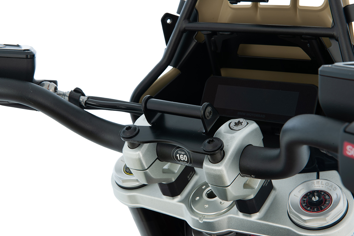Wunderlich Geräte-/Smartphonehalter 12mm Rundrohr R nineT