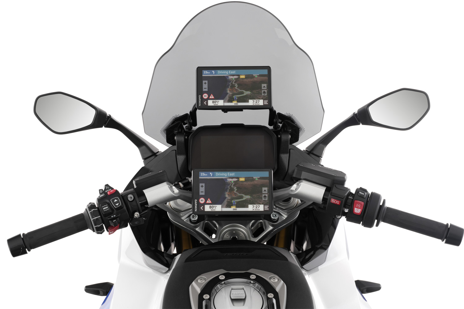 Wunderlich Naviverlegung / Gerätehalter R 1300 RS