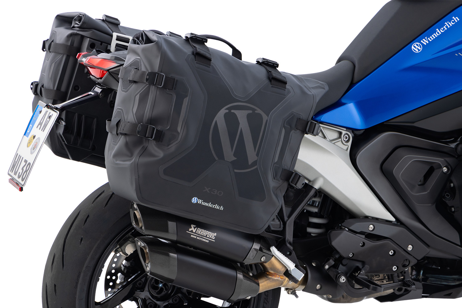 Wunderlich X-Gepäcksystem Seitentaschen WATERPROOF mit Träger R 1300 R/RS