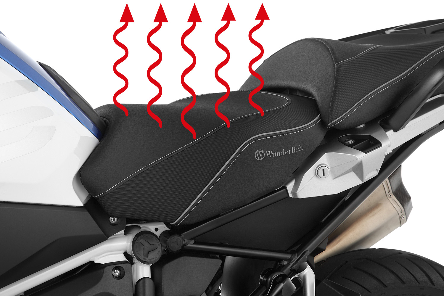 Wunderlich Fahrer Sitzbank AKTIVKOMFORT - mit Sitzheizung Smart Plug & Play