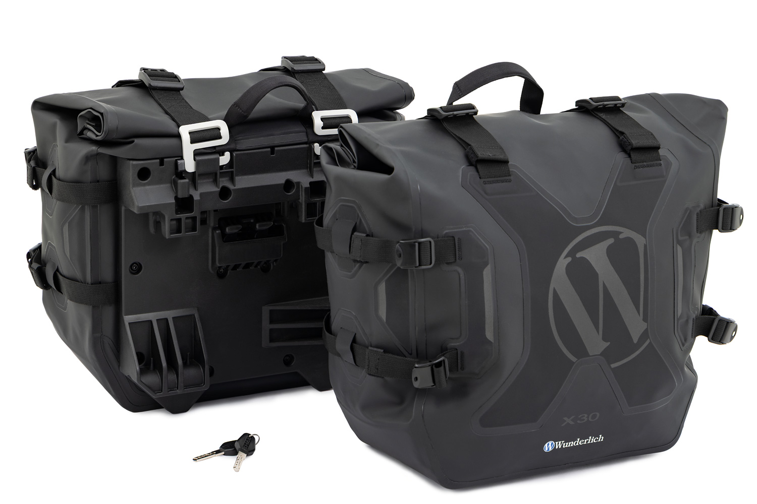Wunderlich X-Gepäcksystem Seitentaschen WATERPROOF mit Träger R 1300 R/RS