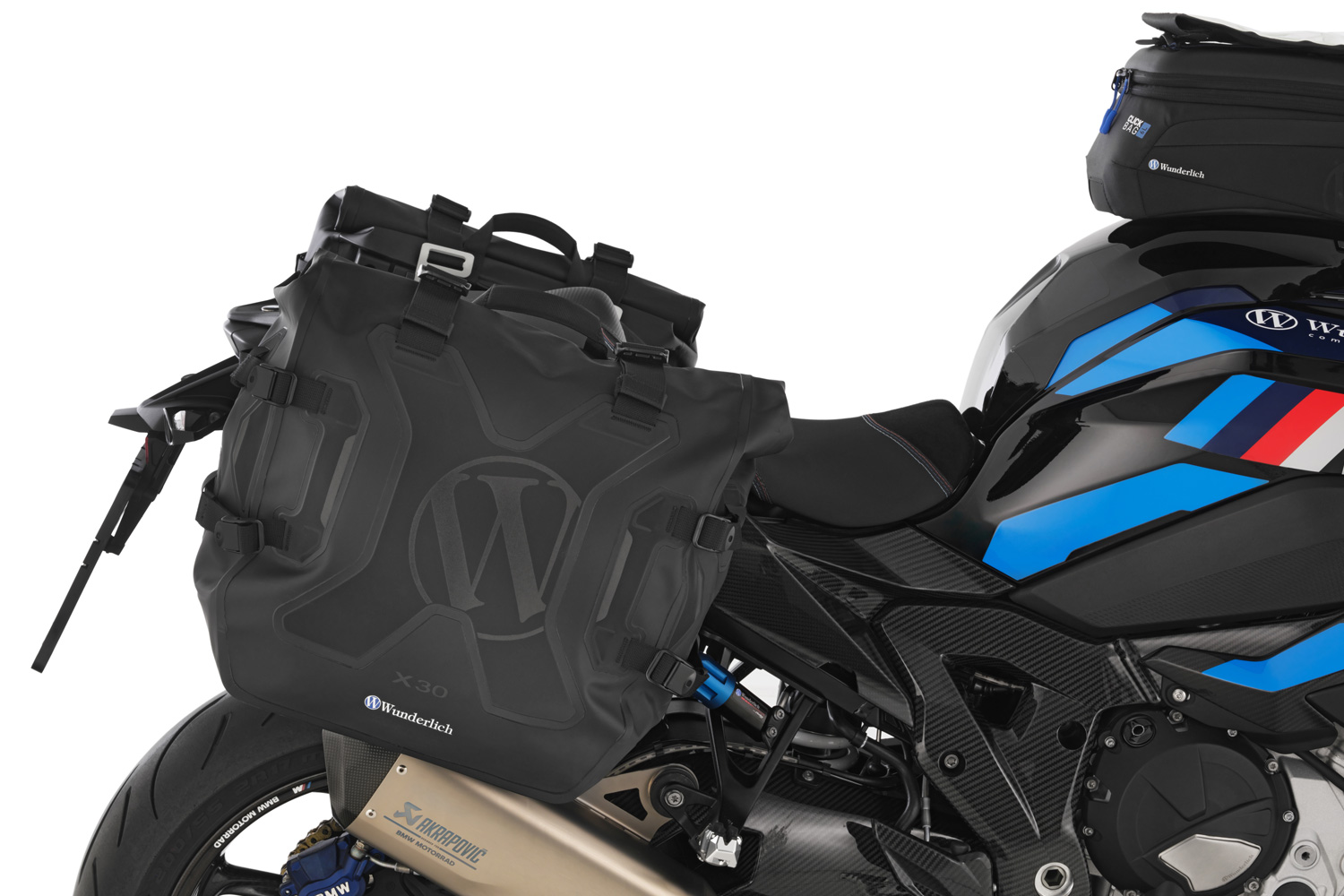 Wunderlich X-Gepäcksystem wasserfeste Seitentaschen mit Träger M 1000 XR