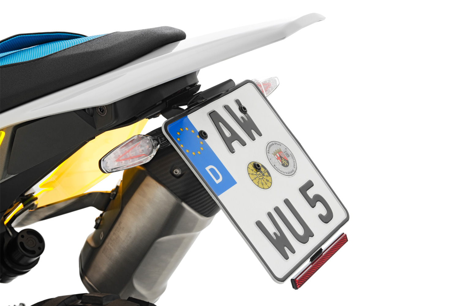 Wunderlich Kennzeichenträger R 1300 GS + RS (mit 3-in1-Kombiblinkleuchte)