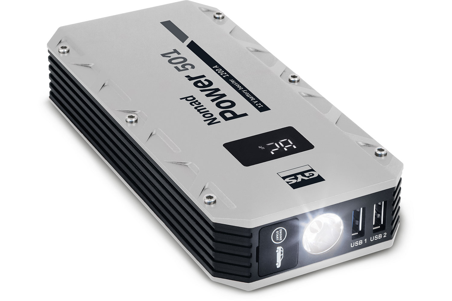 Booster de démarrage 12 V avec fonction batterie externe NOMAD POWER 501