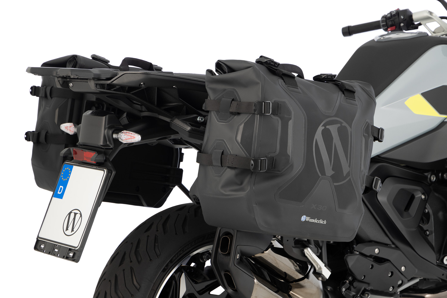 Wunderlich X-Gepäcksystem Seitentaschen WATERPROOF mit Träger R 1300 R/RS