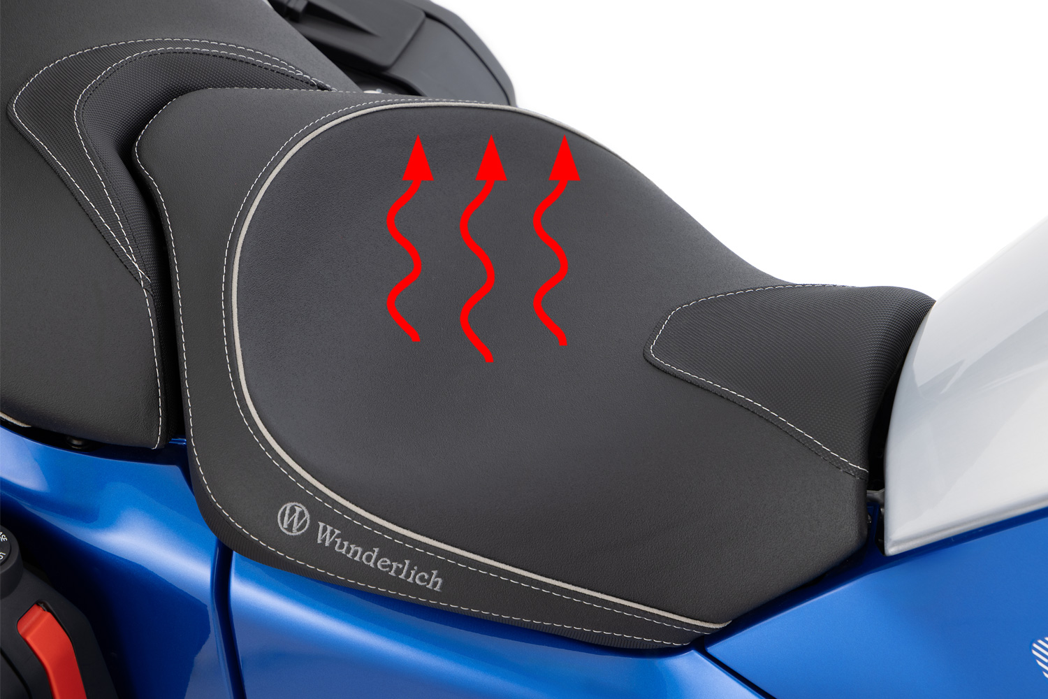 Selle conducteur Wunderlich AKTIVKOMFORT avec chauffage Smart Plug & Play R 1300 RT