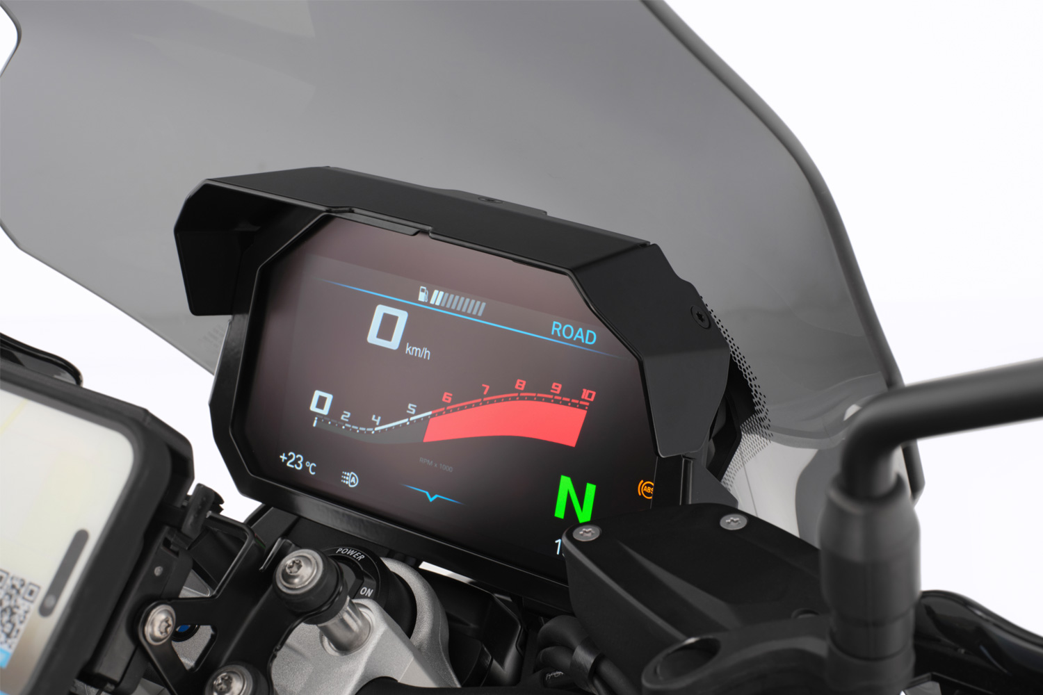 Wunderlich TFT-Display-Diebstahlschutz mit Blendschutz-Vorbereitung F 900 R