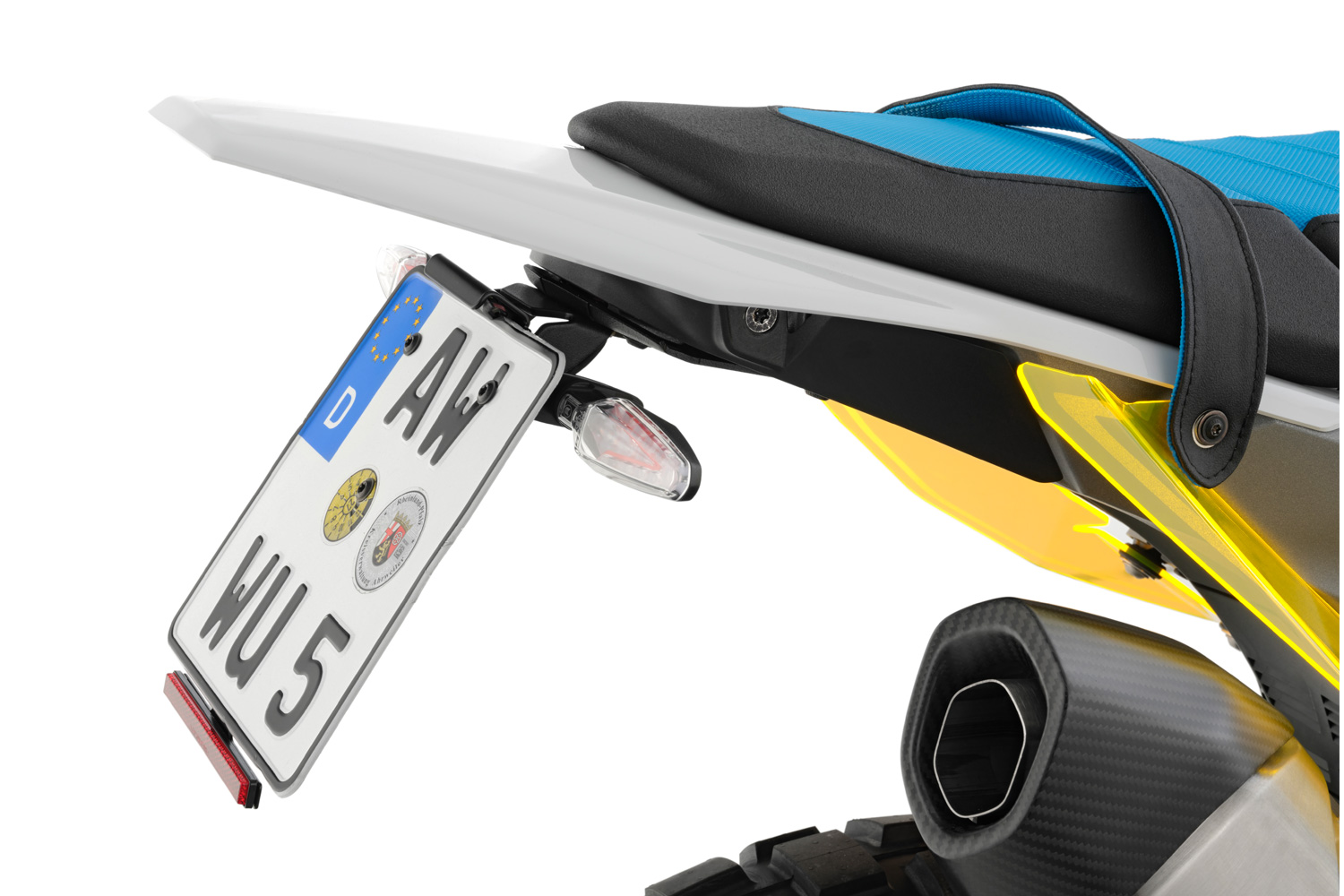 Wunderlich Kennzeichenträger R 1300 GS + RS (mit 3-in1-Kombiblinkleuchte)